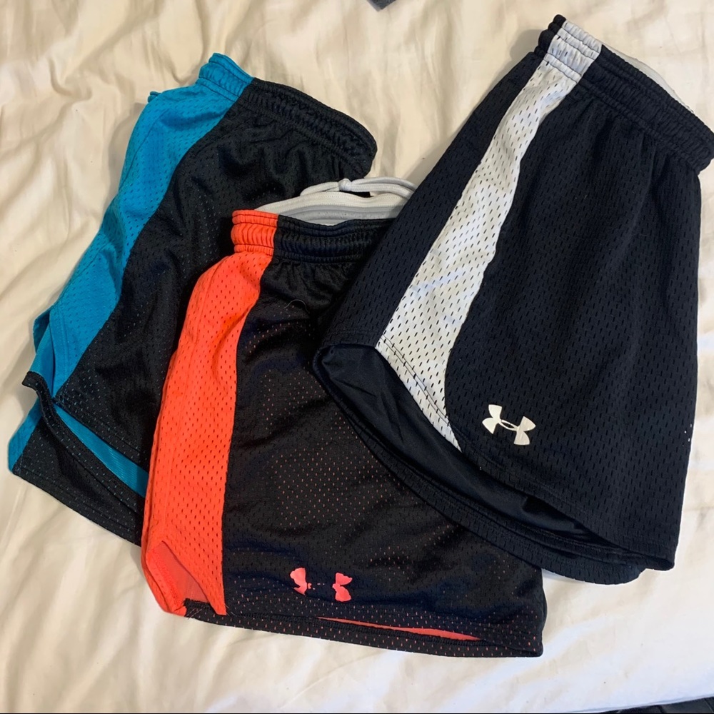 bundle of 3 athletic under armour shorts